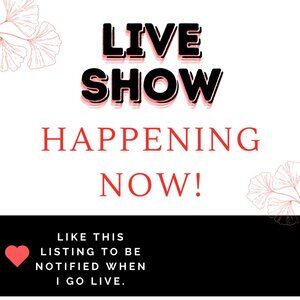 ❤️LIVE Show Announcement❤️ Like to be notified when I go live!